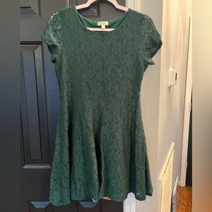 Dark green dress